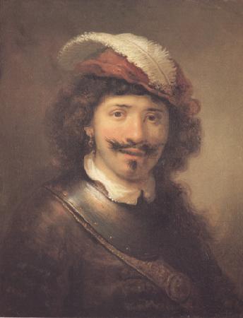 Govert flinck A young Man with a eathered cap and a gorgert (mk33) France oil painting art